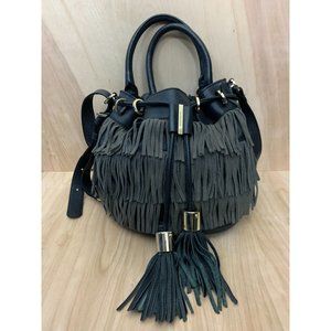 See By Chloe Fringed Bucket Bag Genuine Leather